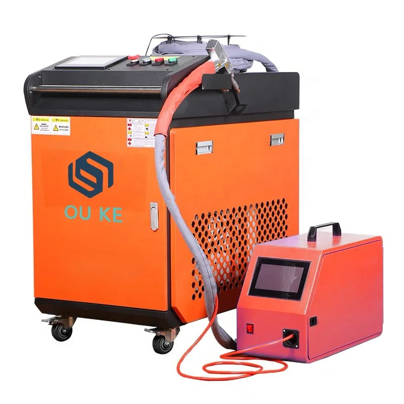 3-in-1 hand-held fiber laser welding cleaning cutter 1500W200W metal laser welding machine cleaning cutter