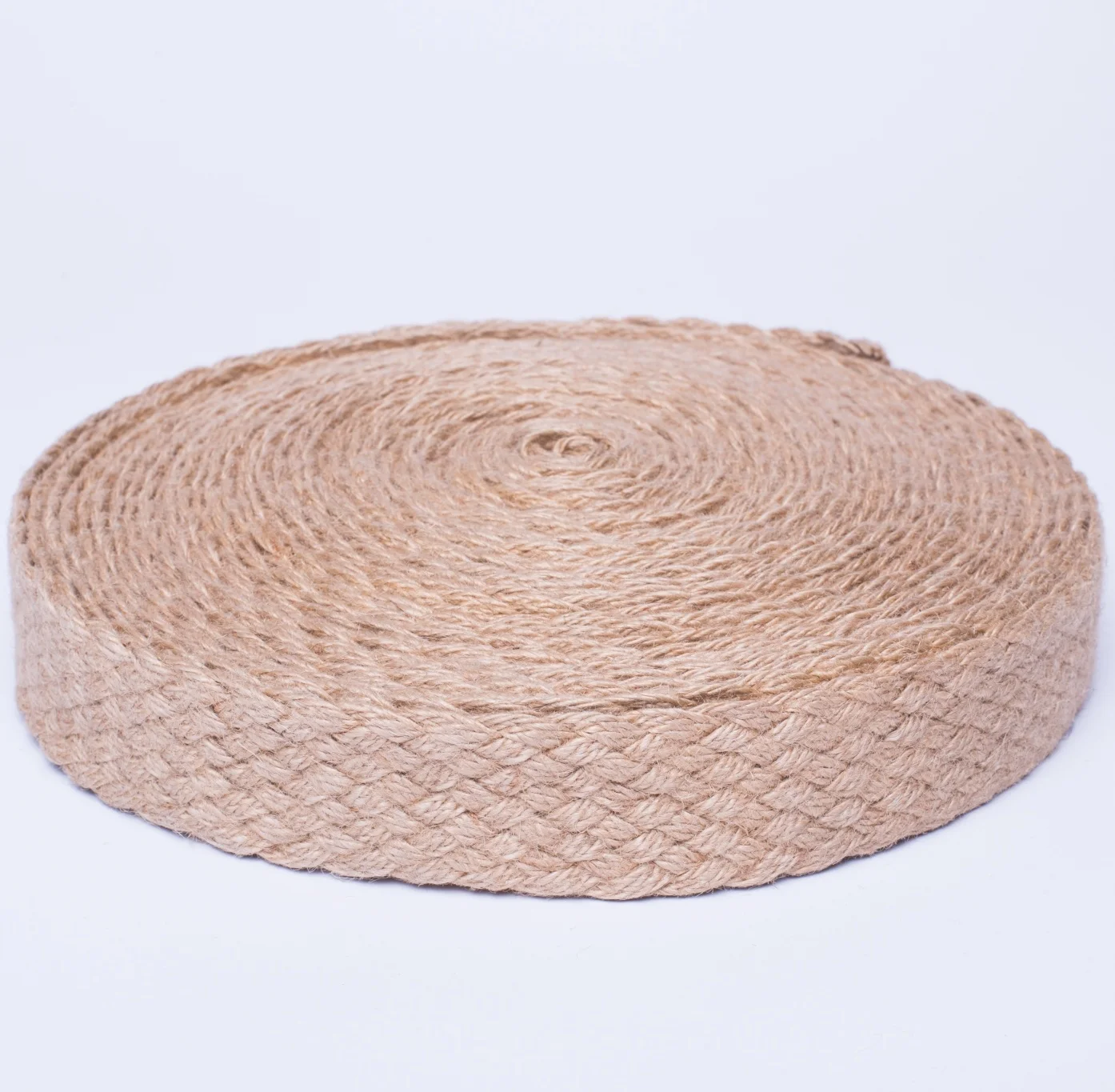 
High quality braided jute webbing braided jute tape natural jute tape eco material 
