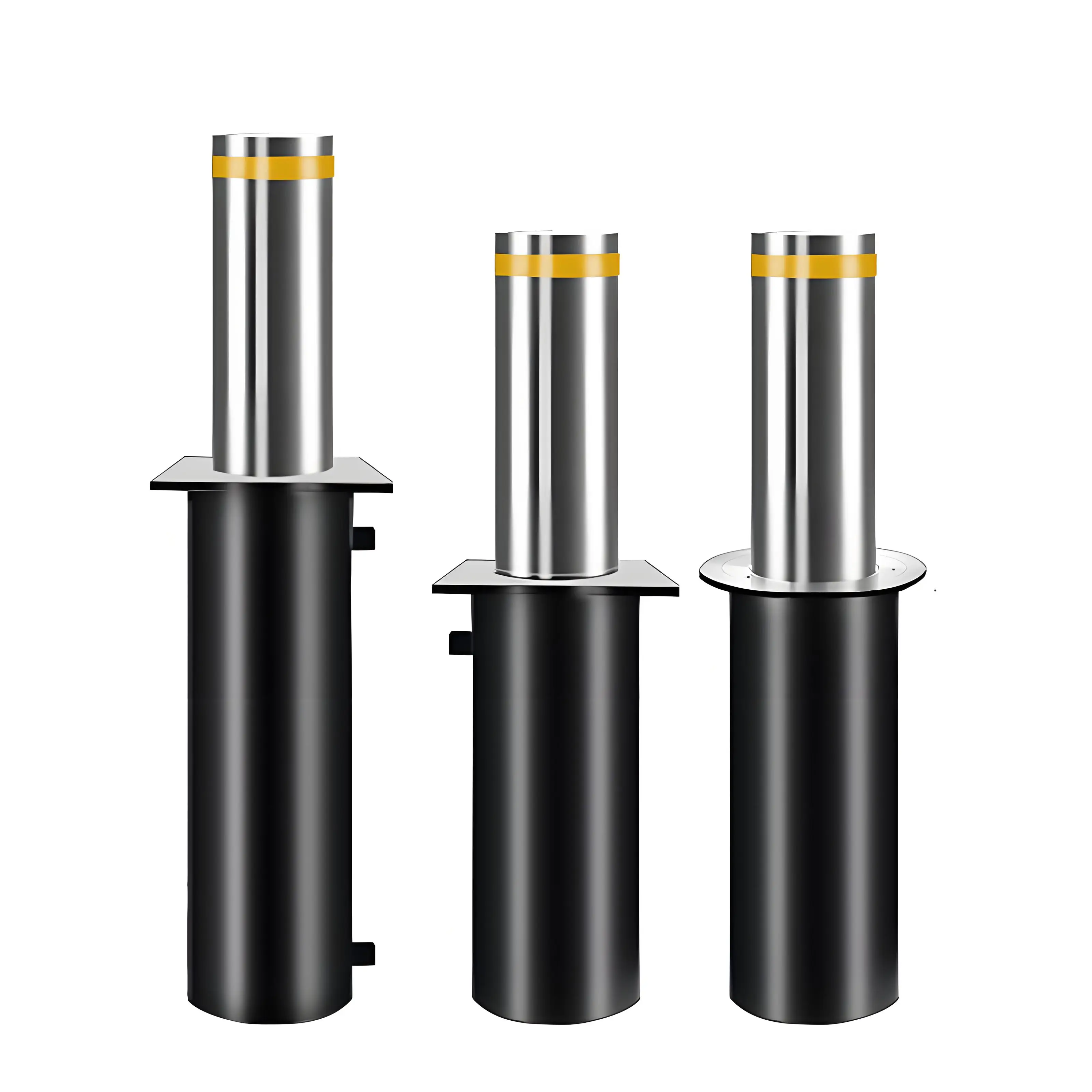 Steel and Metal Temporary Parking Security Bollards Car Park Protection Barriers for Events Standard Model