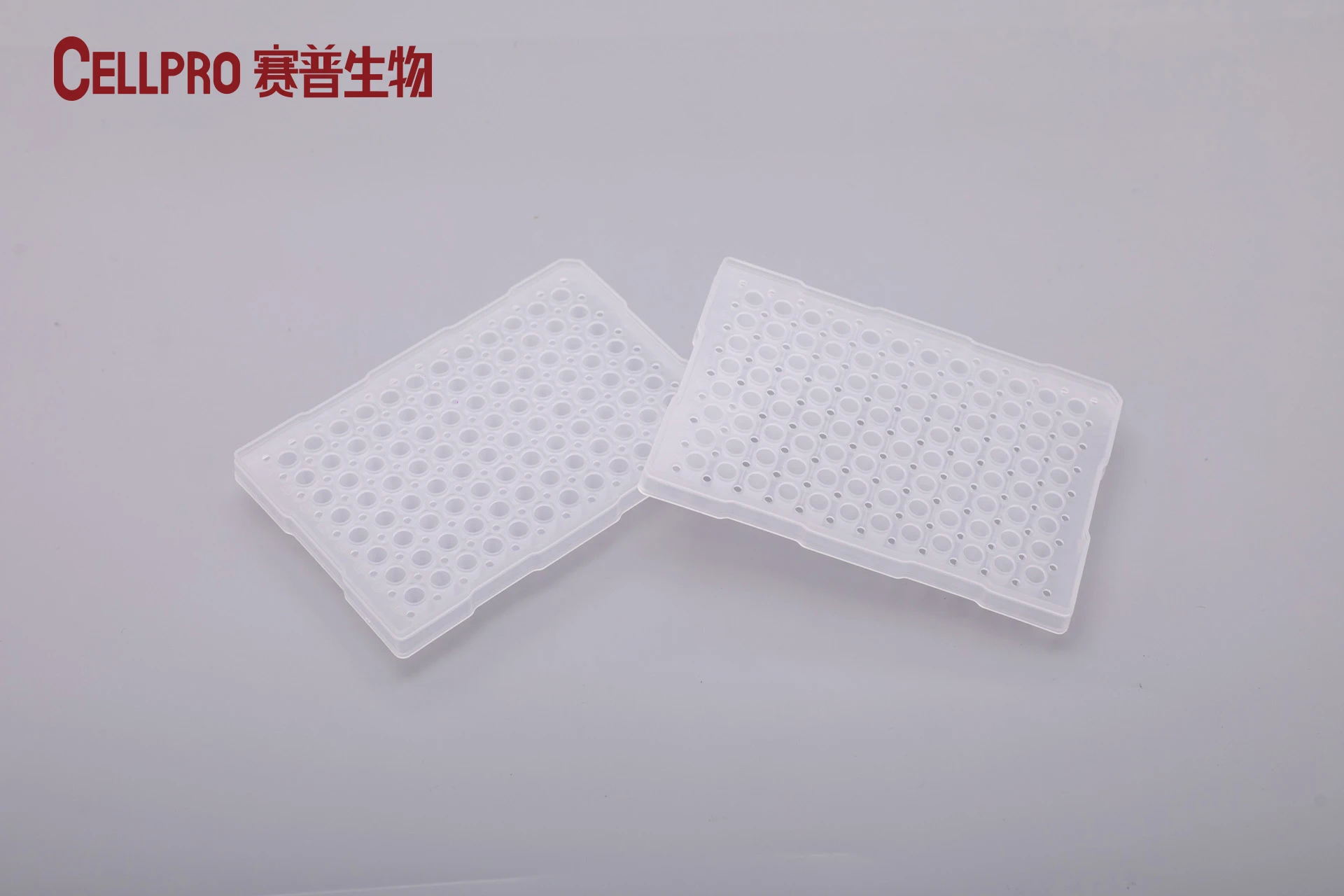 CELLPRO 0.2ml 96 well PCR  microplate,half skirt,clear,white,lab consumables