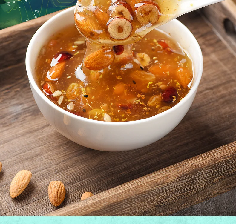 Spot Chia seeds fruit lotus root powder soup fruit lotus root powder fruit nuts lotus root powder