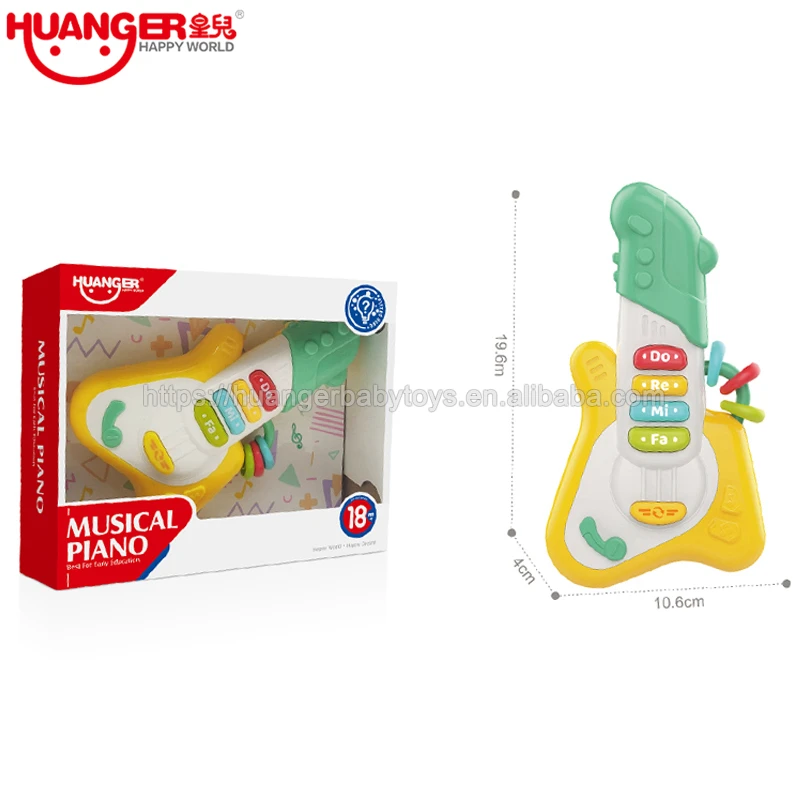Huanger HE0551 Музыкальные инструменты пластиковая игрушка гитара детские игрушки мини-игрушка