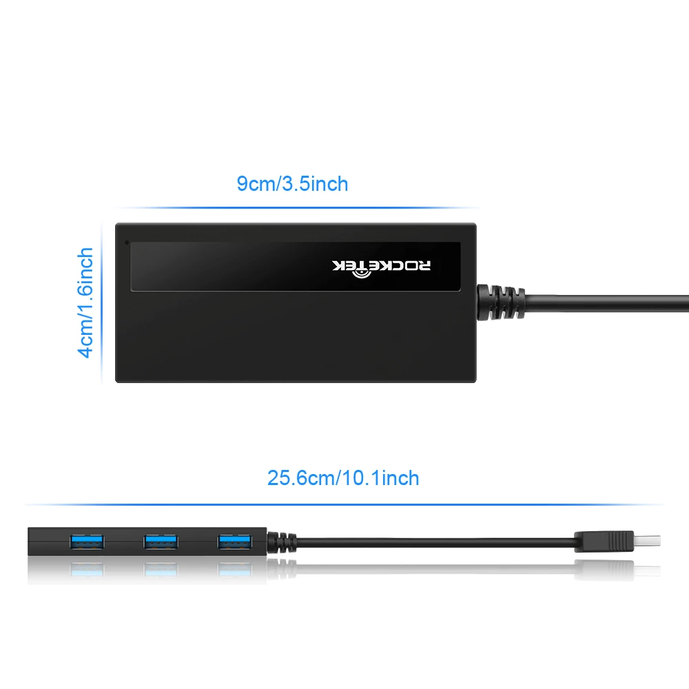 Шэнь Чжэнь Завод ultra slim portable 4 USB 3.0 данных HUB разветвитель для ПК