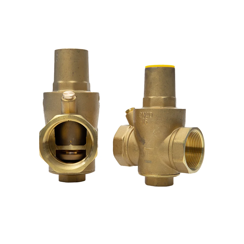 3/4 Inch Brass Piston Type Pressure Reducing Valve Water and Gas Control Safety Regulating Valve