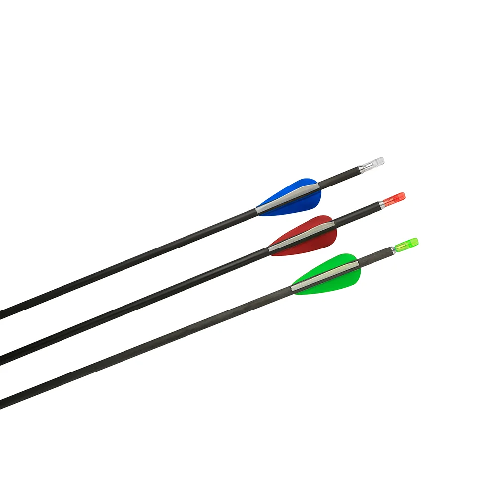 Factory Direct Sale 0.001 Straightness Arrow Shafts Label Print Recurve Bow Indoor Arrow for Competition