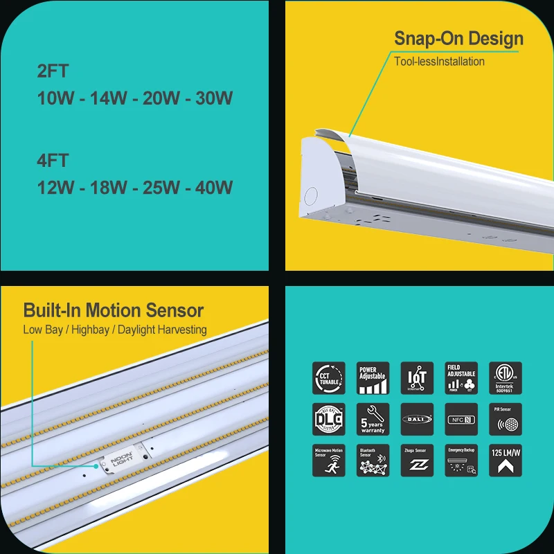 Vietnam Factory Outlet 40W 30W 20W Indoor Office LED Stairwell Light Fixture for Staircase