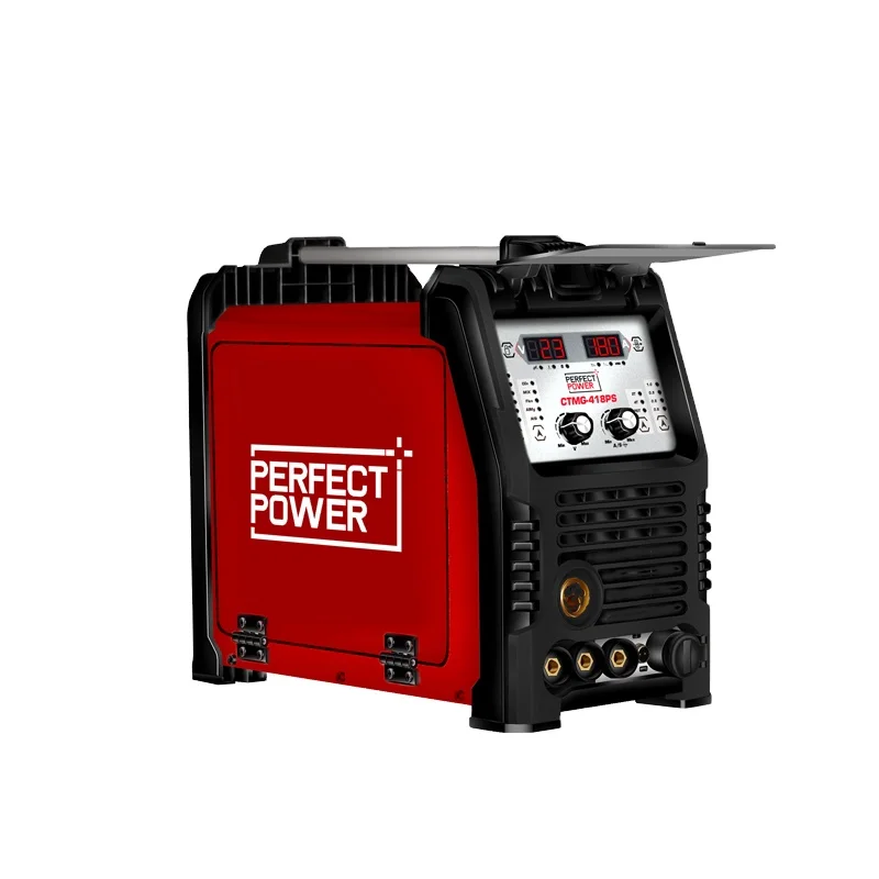 10 in 1 Welding Machine Portable Multifunctional Welder CTM-418PS MIG TIG MMA CUT Gasless Welding MIG Welder Plasma Cutter