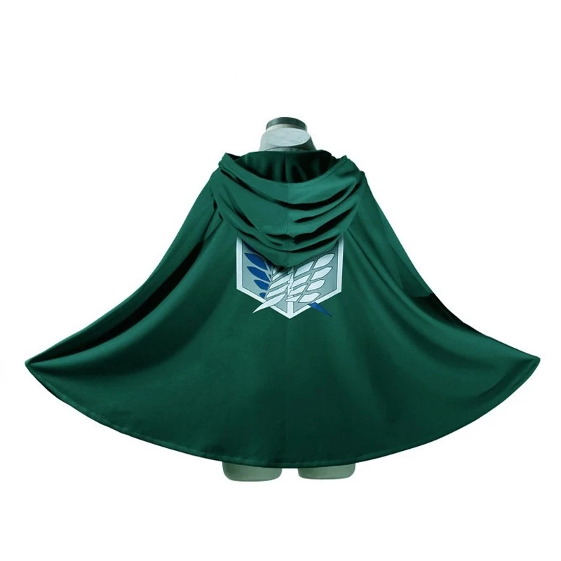 Anime No Kyojin Cloak Cape Clothes Cosplay Fantasia Attack on Titian Costume Hoodie Eren Scout Legion Coat