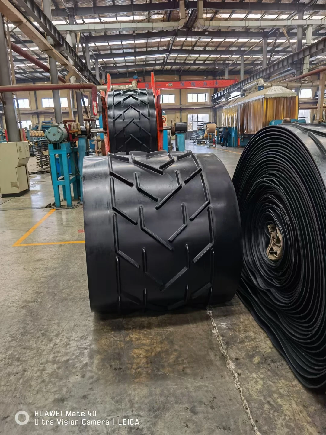Profiled Chevron Rubber Conveyor Belt,Rubber Conveying Belt Profile & Patterned Rubber Belts