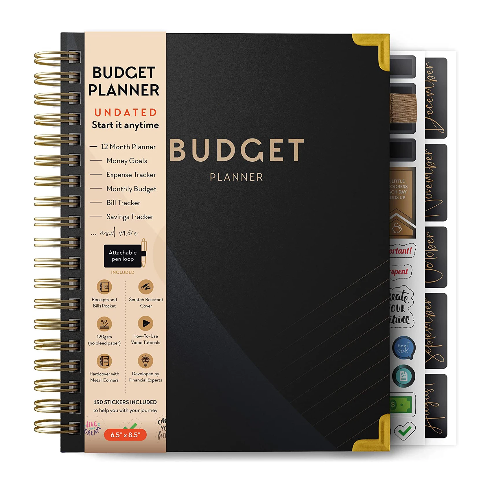 2022 Eco Friendly Monthly Budgeting Journal Debt Tracker Bill Organizer Personalized Budget Planner