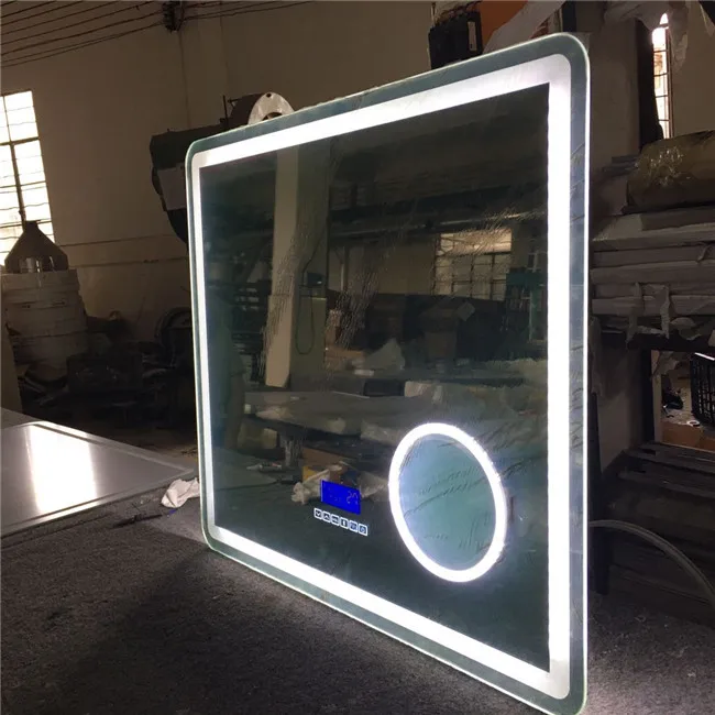 
CE&ISO9001 toilet mirror with light bathroom mirror with light blue tooth mirror led speacker 