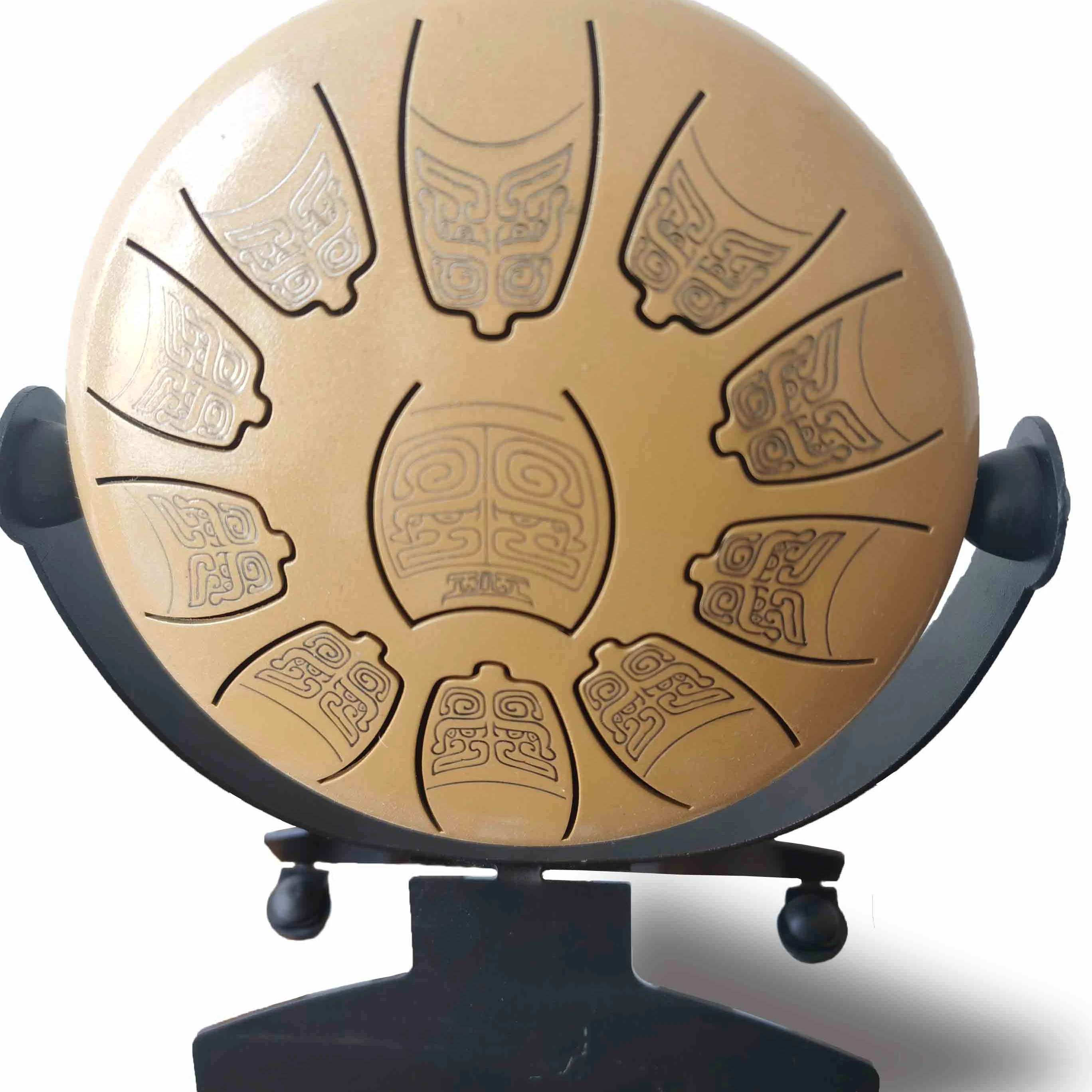 Suxinru предлагаем 6 дюймов 11 тонов Handpan по индивидуальному заказу звуковой сигнализации барабана и стали язык
