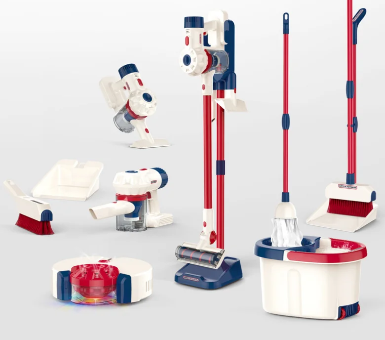 kids toys educational learning Simulation vacuum cleaner toy electric sweeping machine household cleaning tool set cleaning toys