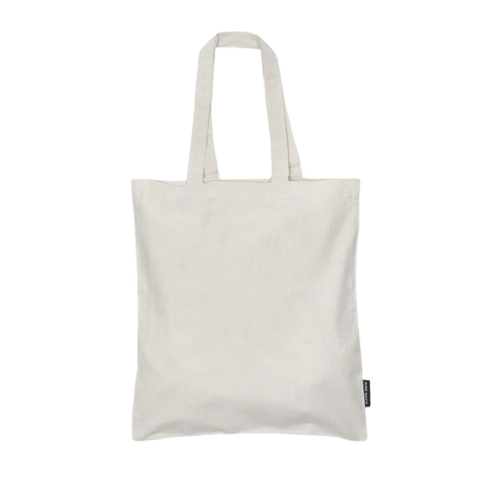 Custom Eco Canvas Handbag 100% Natural Cotton Blank Plain Canvas Bag Fair Trade Wholesale High Quality Canvas Cotton Tote Bag