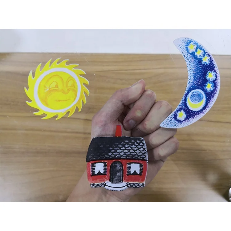 Custom No glue Self-adhesive Sticker Electrostatic film label for plastic and glass