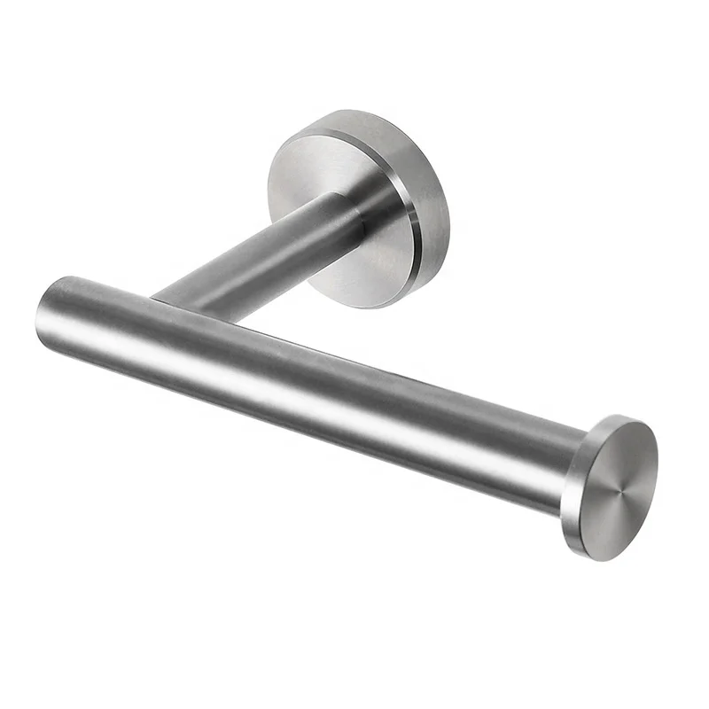 Online Hot Selling Paper Towel Holder Stand Tissue Holder Kitchen Bathroom Toilet Stainless Steel Standing Paper Towel Holder