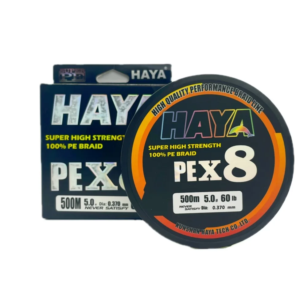 HAYA X8 лучшая рыболовная леска невероятная 300 м 500 1000 плетеная высокопроизводительная 7-300lb
