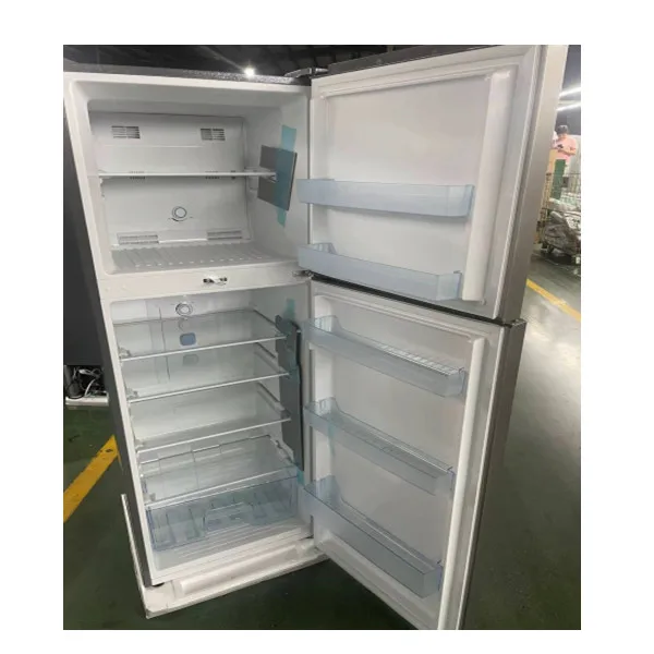 Home Kitchen Compressor r134a Refrigerators Freezers with 2 Doors Double Freezers