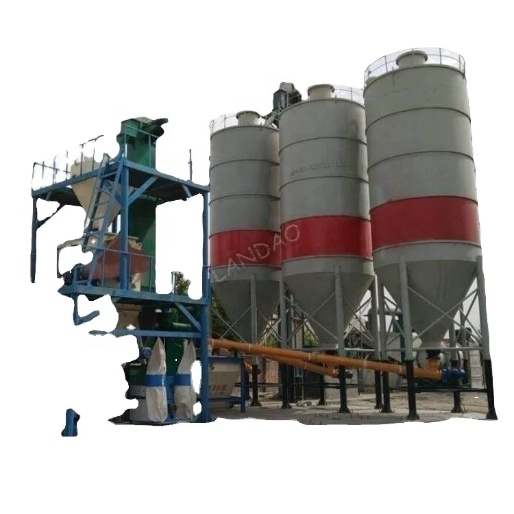 Fully automatic dry mortar mix production plant in 2019