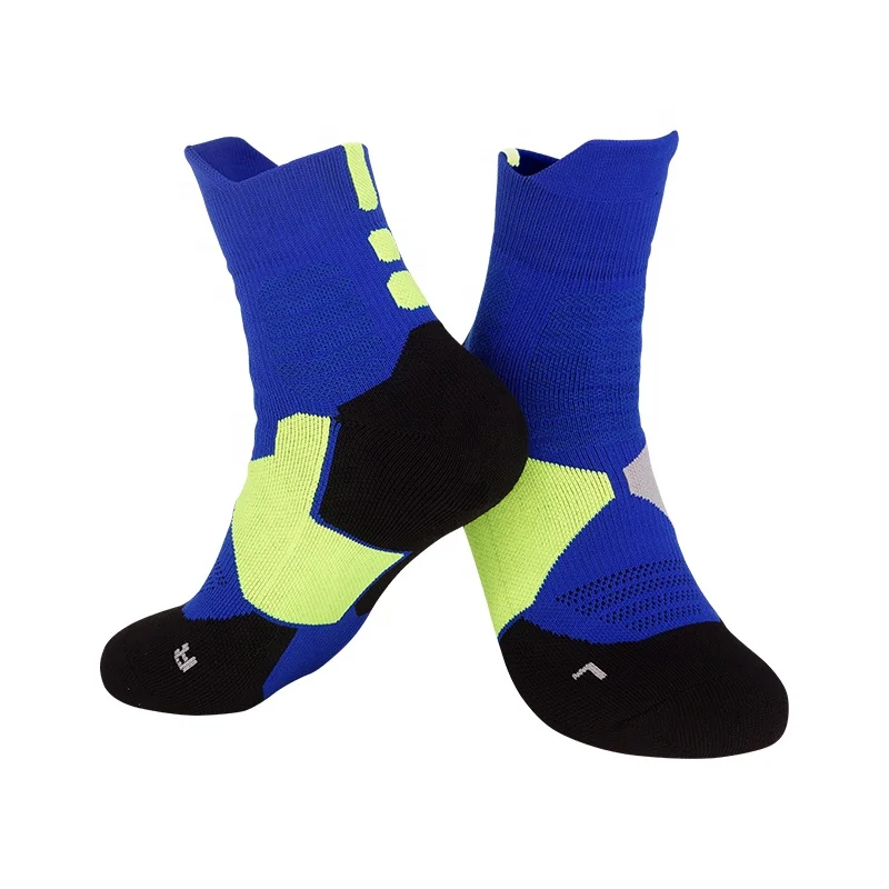 LINGTU custom brand premium basketball socks thick towel bottom short sox running sports elite Basketball sock