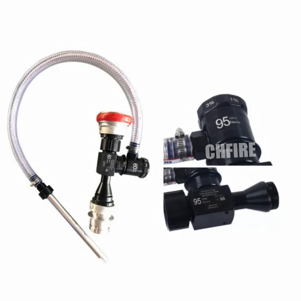 CHFIRE High Quality Foam Educator Fire Nozzle Foam Maker 1.5' 2.5' BSP Machino Coupling