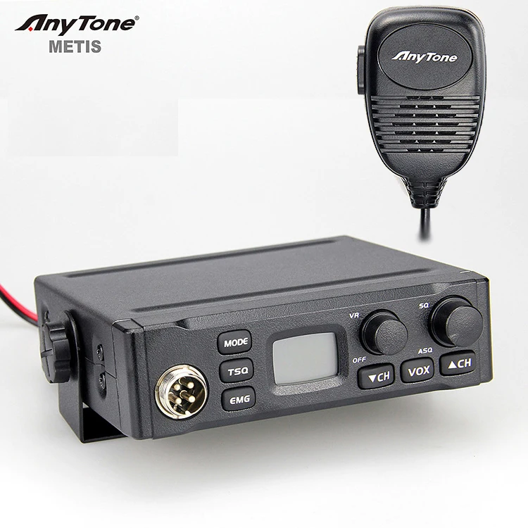 ANYTONE METIS 27mHz AM FM ssb CB Radio 4W/8W/15W Walkie talkie 80 Channel VOX Long range two way radio