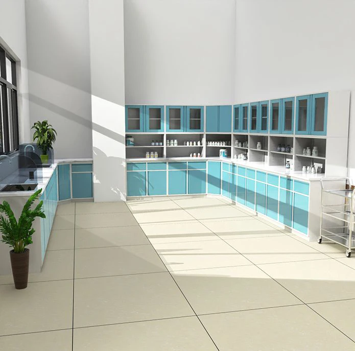 
Work Bench Wood Stainless Steel Hospital Bench With Sink, Chemistry Healthcare Hospital Treatment Cabinet Work Bench/ 