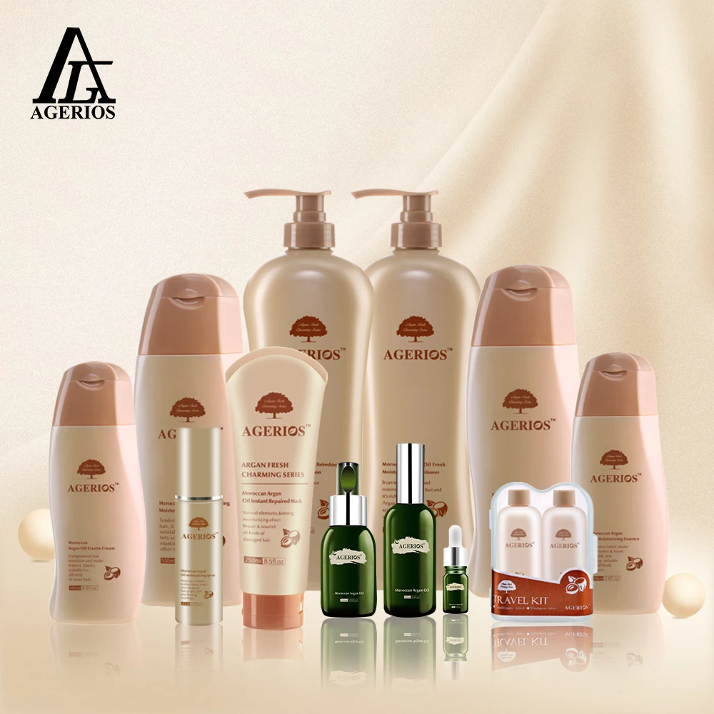 High Quality Organic Cold-Pressed Argan Oil Hair Treatment Oil Type Cosmetics