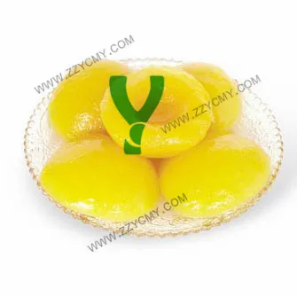 Canned fruit yellow peach tin can of HACCP certified products