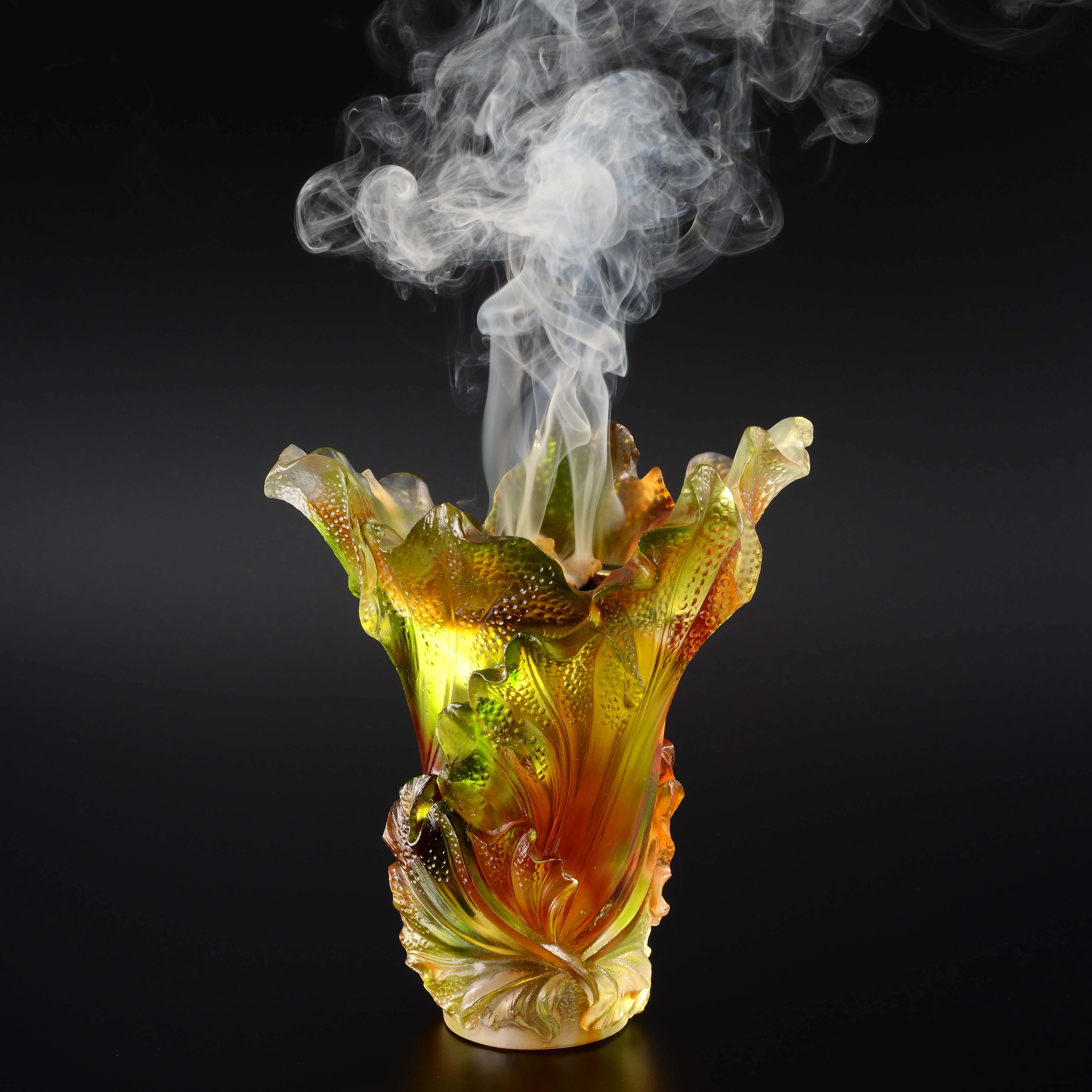 Красивая масляная курильница Ближнего Востока liuli Crystal bakhoor для свадебного