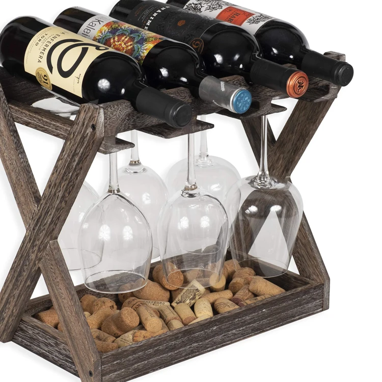 Home Kitchen Bar Cabinets Wine Rack Bottle Holder wood wine holders stands