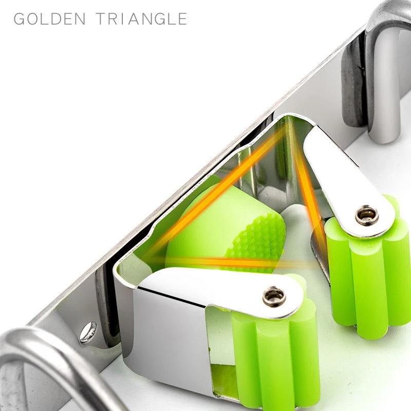 Stainless Steel Wall Mounted Mop Broom Holder  Organizer Non-Slip Screws or Self Adhesive Storage Rack Hangers