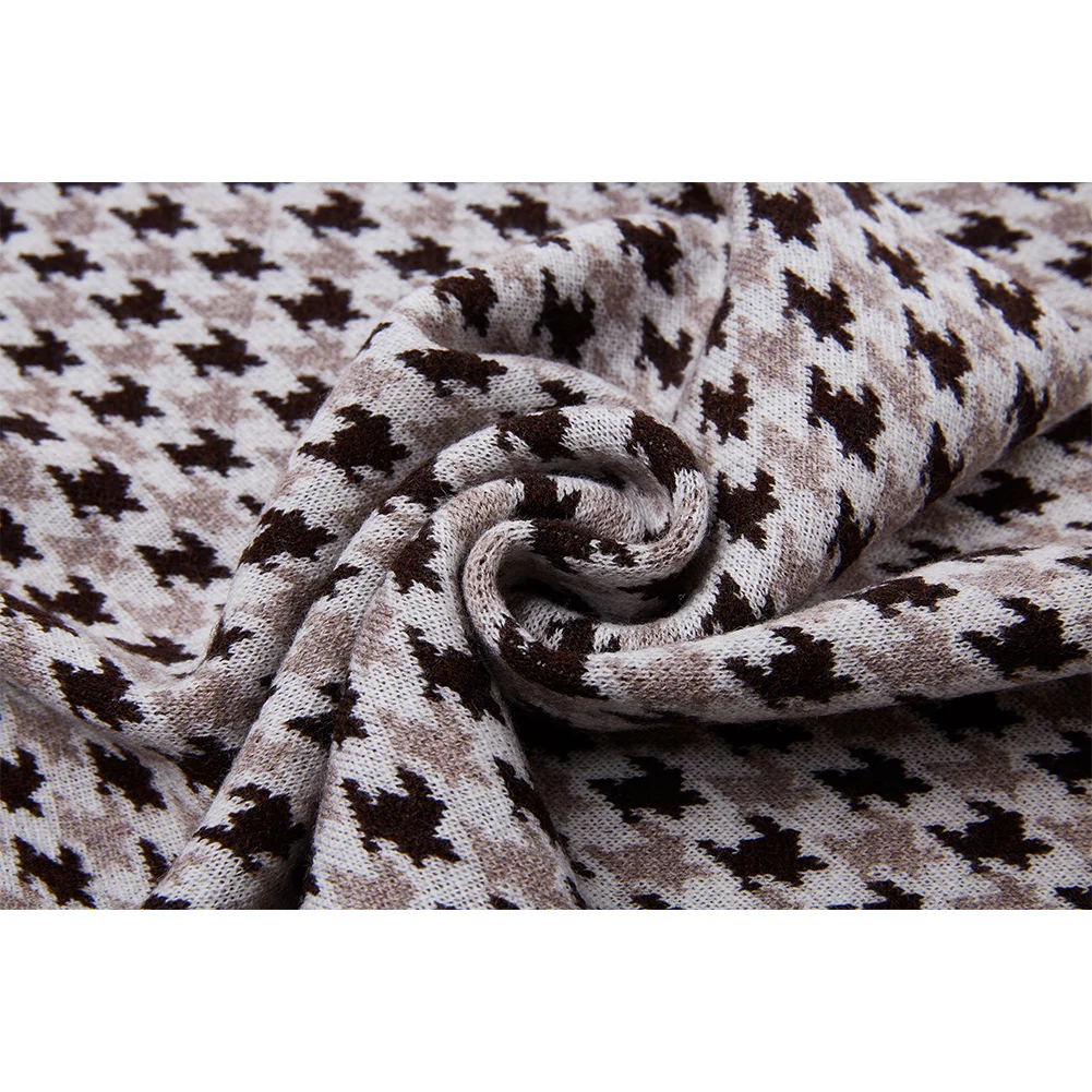 Custom Cashmere 100% Wool Luxury Scarf For Men Winter