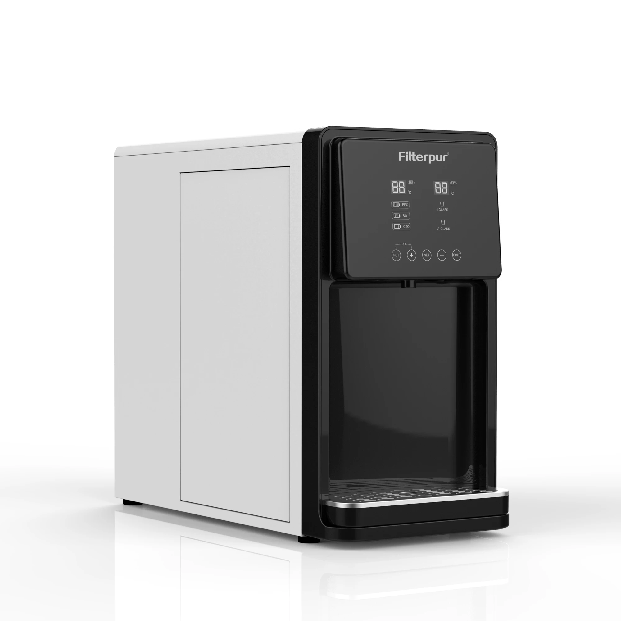 Filterpur Instant automatic hot and cold water dispenser with filter countertop water dispenser