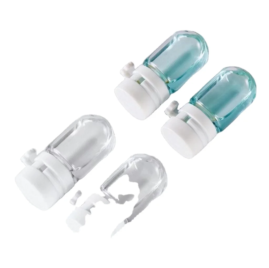 1.5ml round bottom small bulb transparent ampoule bottle essence bottle with tear cap