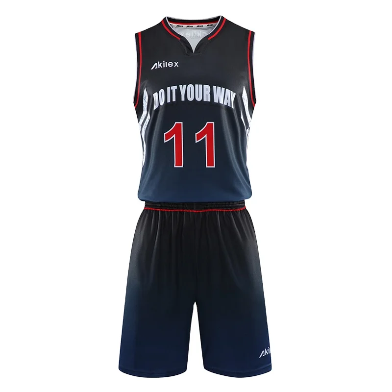Custom Basketball wear Clothes Uniform Set Plain Basketball jersey