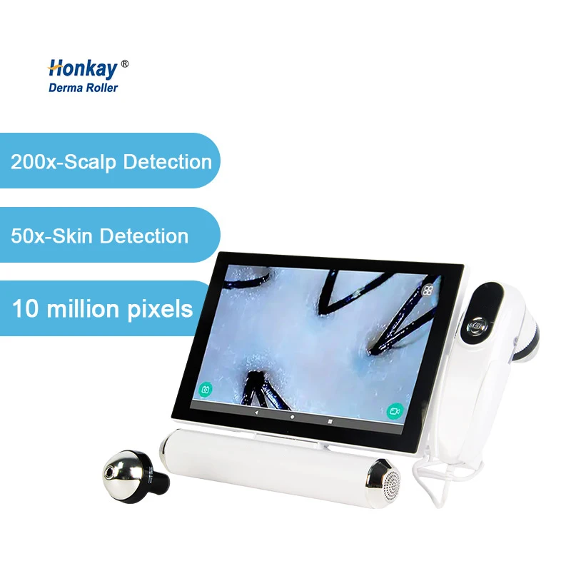 Portable 11 Inch HD Screen Test Skin Diagnosis Hair Analyzer / Skin And Hair Analyzer Machine