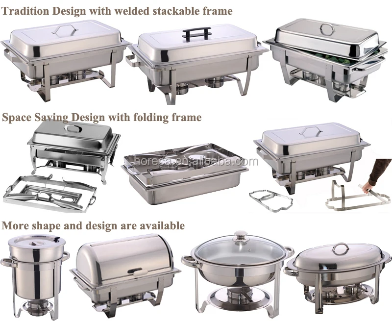 2021 most popular buffet chafing dish use fuel made in China