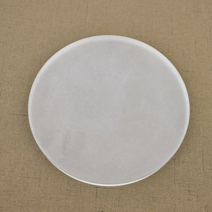 Frosted Round Tempered Glass disc Shade For Lighting