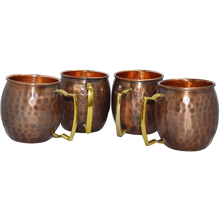 16oz Antique Bronze Moscow Mule Mug Cups For Wine Drink