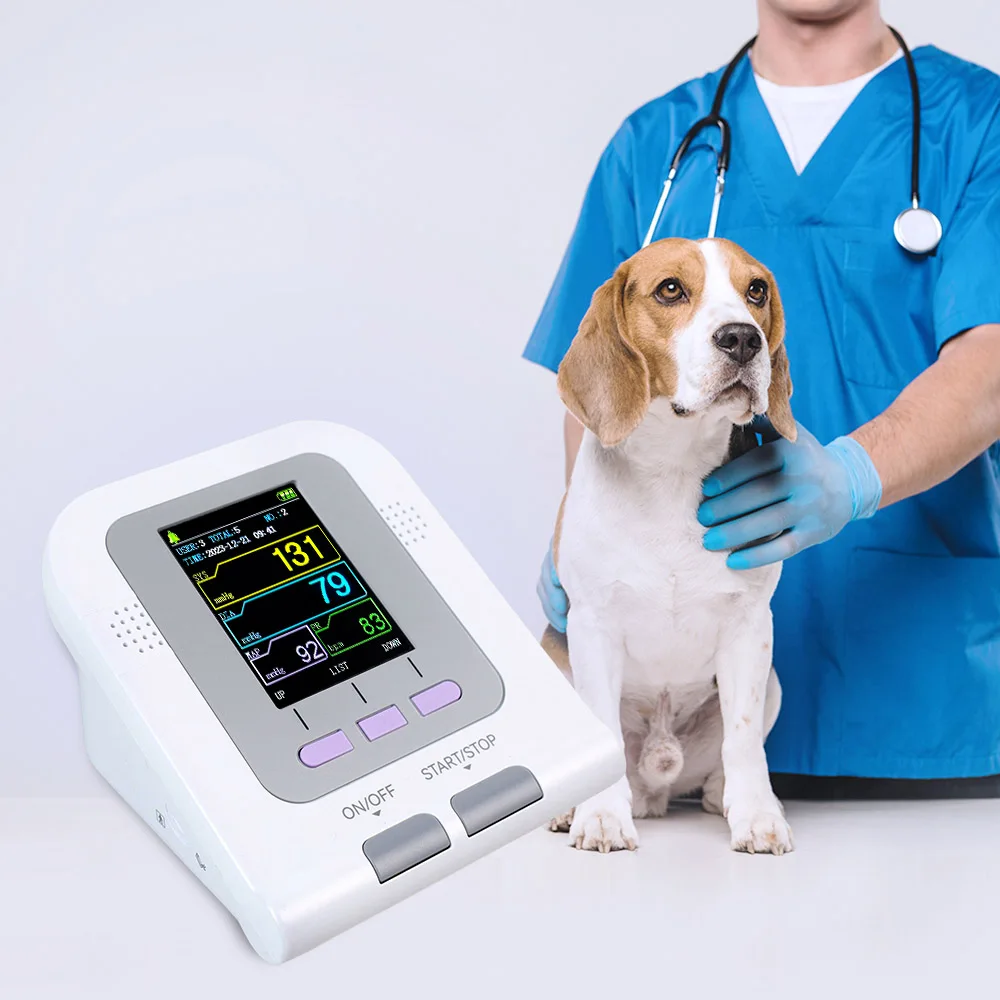 CONTEC08A VET Electronic Sphygmomanometer Veterinary NIBP Blood Pressure Monitor for Pets