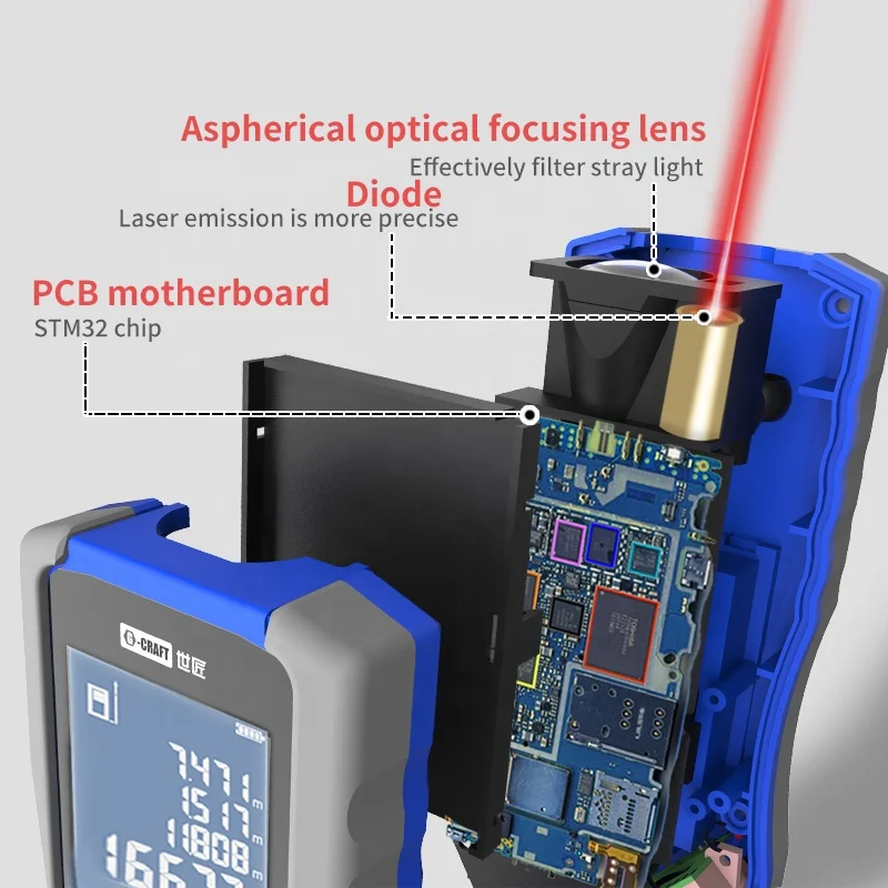 70M Laser Rangefinder  Handheld High-precision Laser Measure infrared Measuring Distance Meter Electronic Ruler