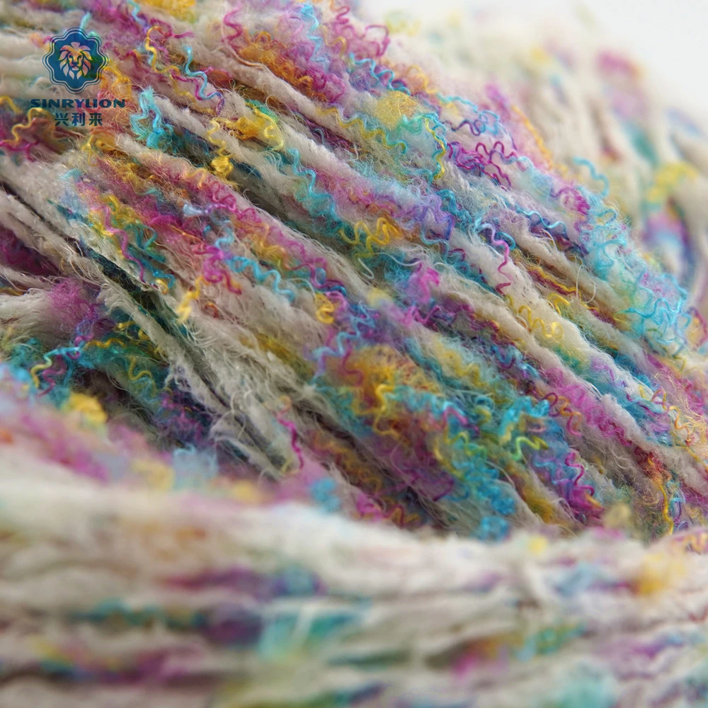 Fancy Mohair yarn Custom colors hilo lana mohair yarns print for mohair sweater