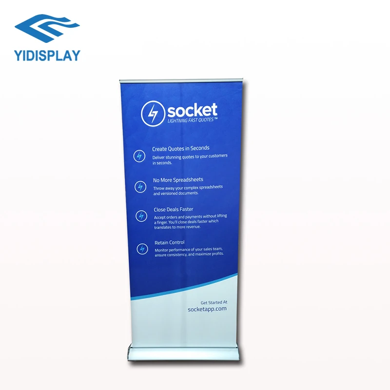 Factory Direct Tripod Outdoor Backdrop Banner Stand Display Roll Up Banner