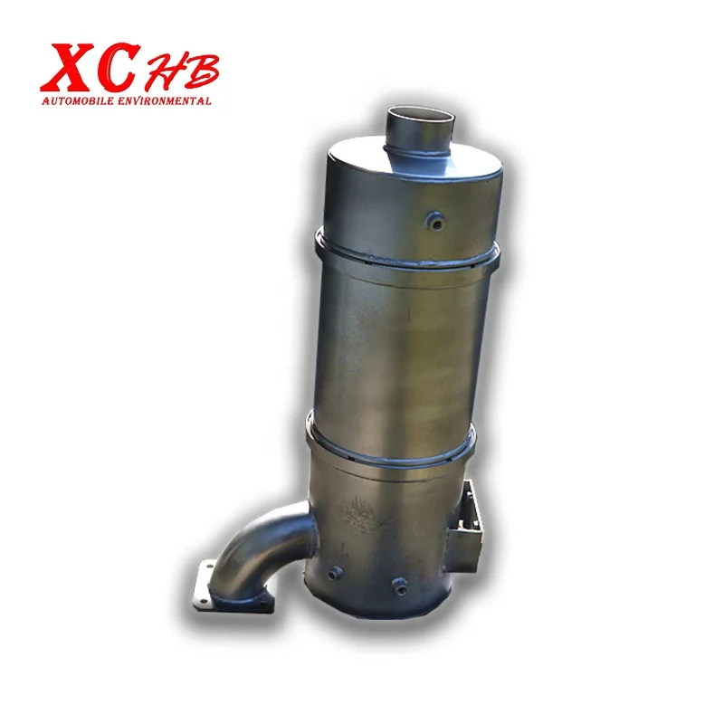 SCR Catalytic Muffler  pressure boost Diesel particulate filter  suitable for medium and heavy trucks  emissions meet Euro 5
