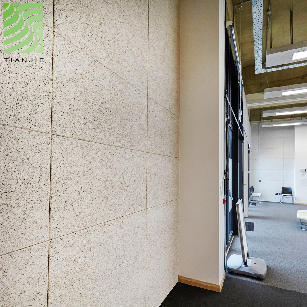 Звукоизоляционная огнеупорная Звукопоглощающая Панель, шестигранная волоконная деревянная шерстяная акустическая потолочная панель