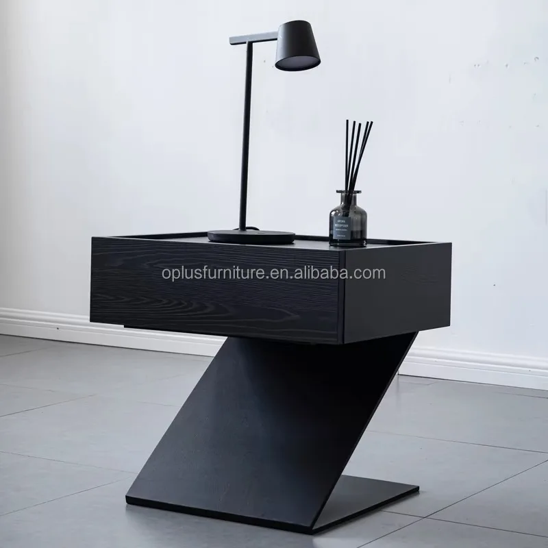 Classic Modern Design customized contract projects hotel bedside table bedroom furniture Wooden Drawer Cabinet nightstand