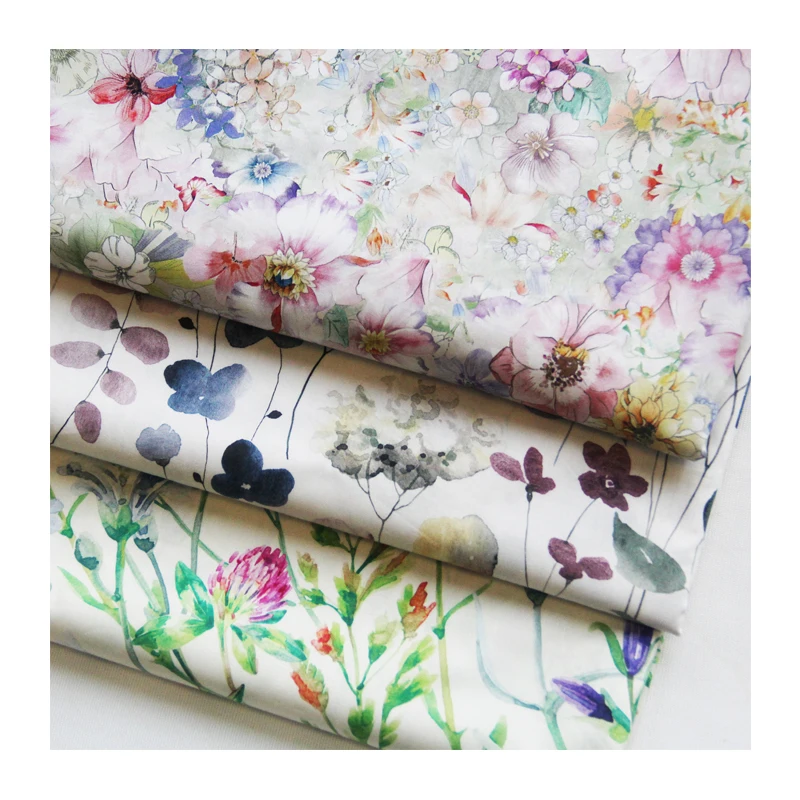 Новый дизайн, ткань liberty London, ткань tana lawn с цифровым принтом, органический чистый 100% Хлопок Поплин Ткань для платья