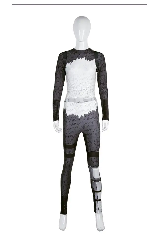 
Sexy Women Cosplay Jumpsuits Print Costumes Tight Bodysuit N37-11 