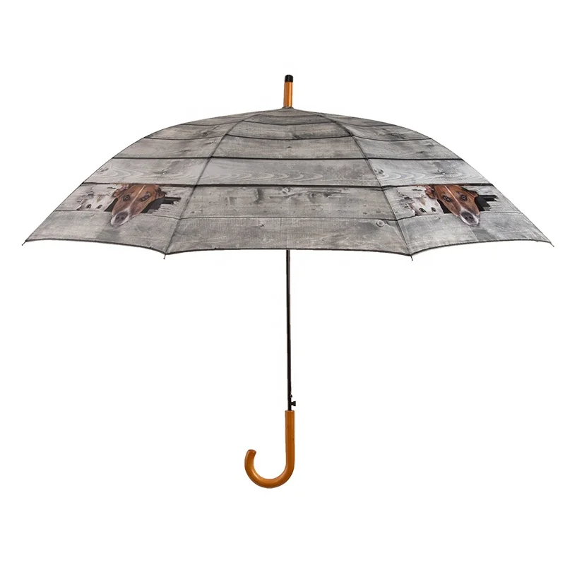 Esschert Design TP384 Custom Dog Cat Nature Printed Umbrella Wholesale Umbrellas Manufacturer